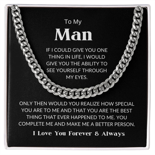 To My Man - Cuban Link Chain