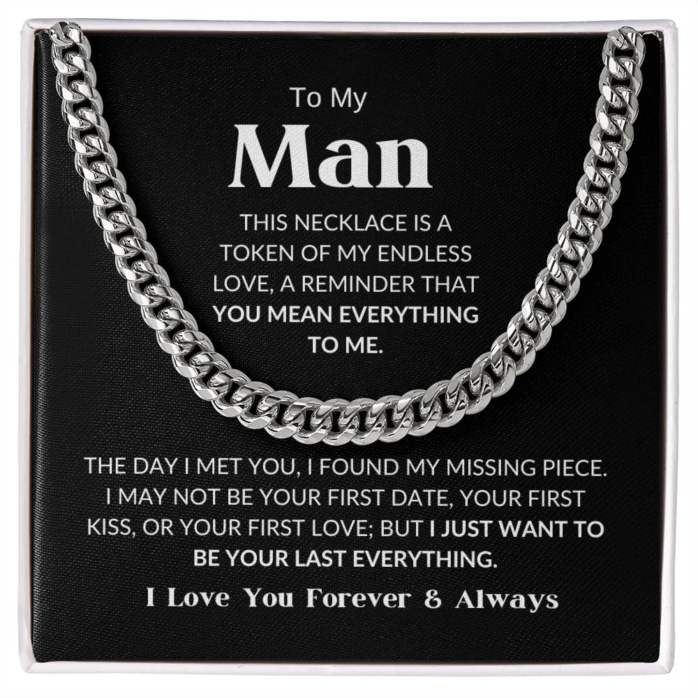 To My Man - Cuban Link Chain