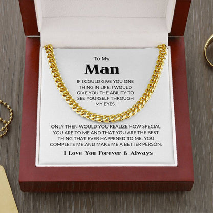 To My Man - Cuban Link Chain