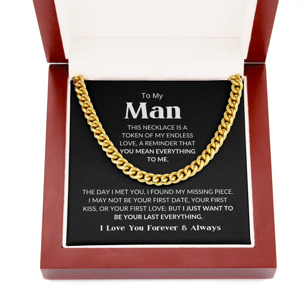 To My Man - Cuban Link Chain