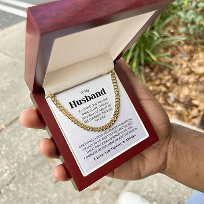 To My Husband - Cuban Link Chain