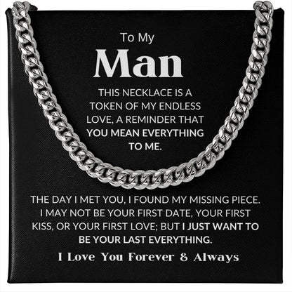 To My Man - Cuban Link Chain