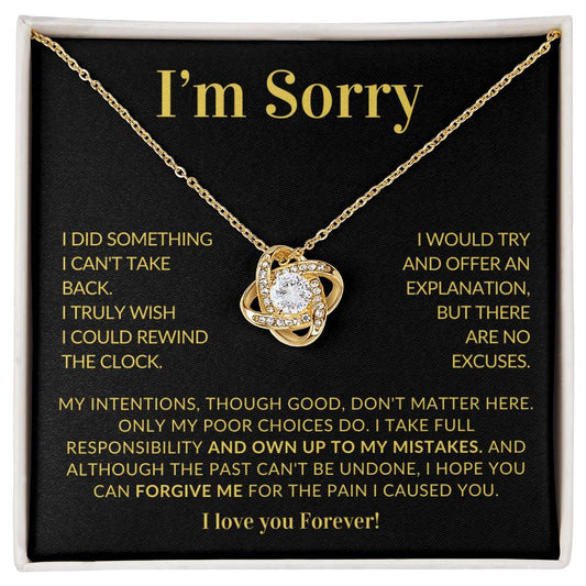 I am Sorry - Forever Love Necklace