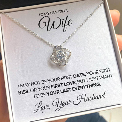 To My Wife  - Love Knot Necklace