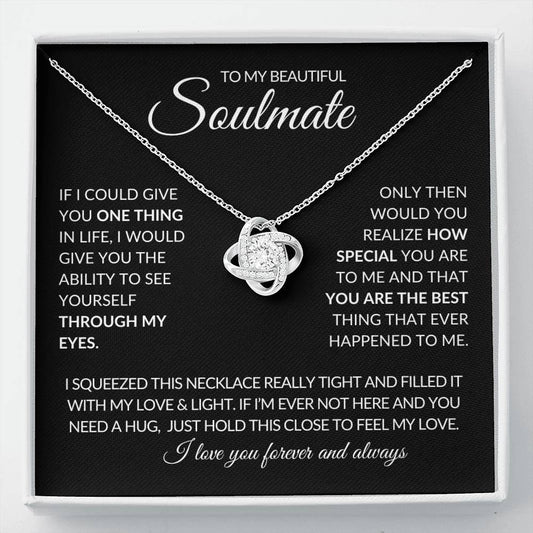 To My Soulmate - Forever Love Necklace