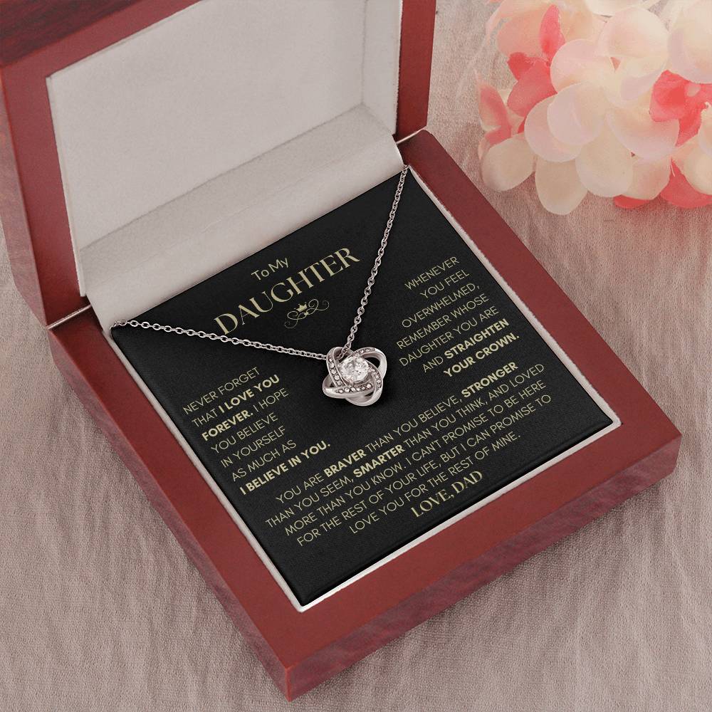 To My Daughter - I Love You Forever (Necklace)