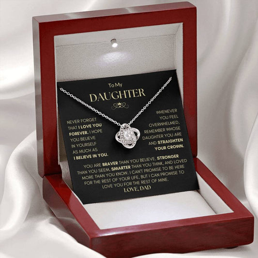 To My Daughter - I Love You Forever (Necklace)