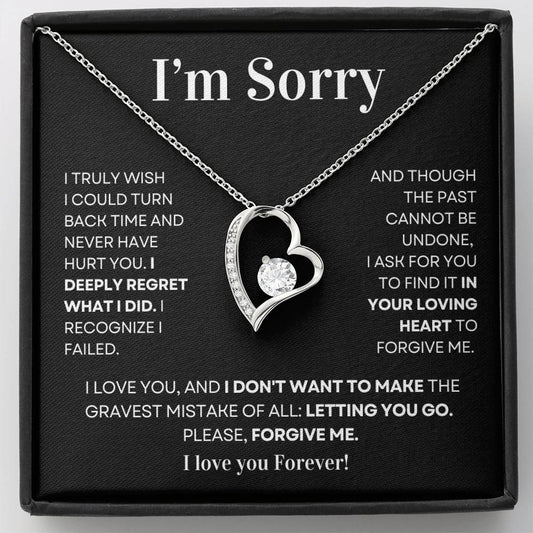 I am Sorry - Forever Love Necklace