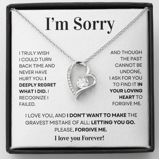 I am Sorry - Forever Love Necklace