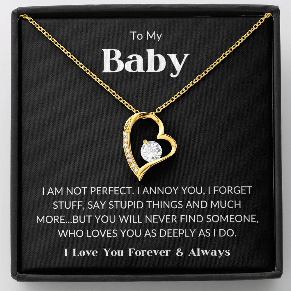 To My Baby - Forever Love Necklace