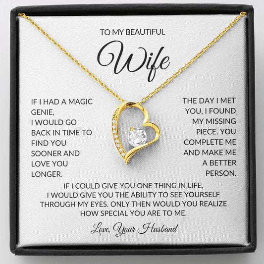 To My Wife - Forever Love Necklace