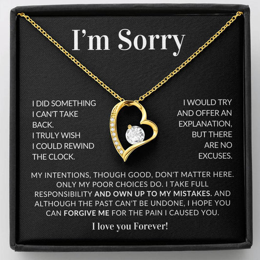 I am Sorry - Forever Love Necklace